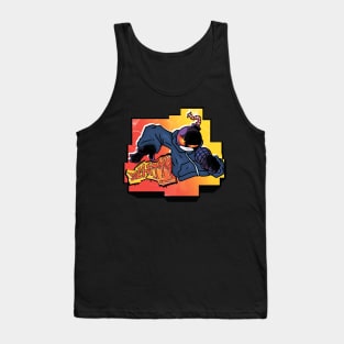 FNF whitty block graffiti art Tank Top